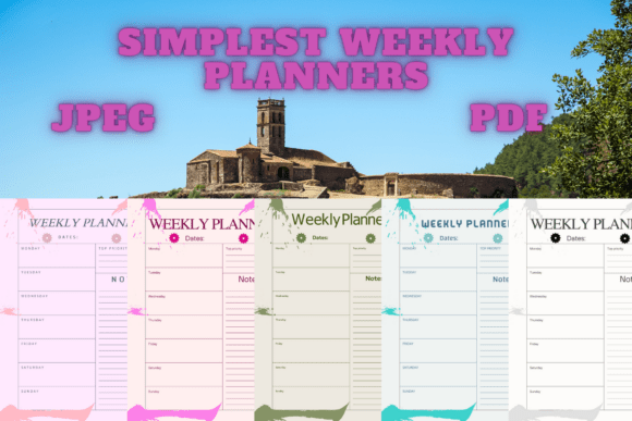 Best Simplest Weekly Planner Freebie 46: A Simple Solution for Organized Living