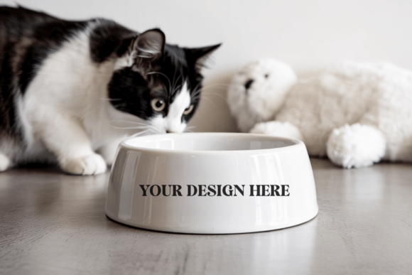 Cat Dog Bowl Mockup: Pet Bowl Mockup 27
