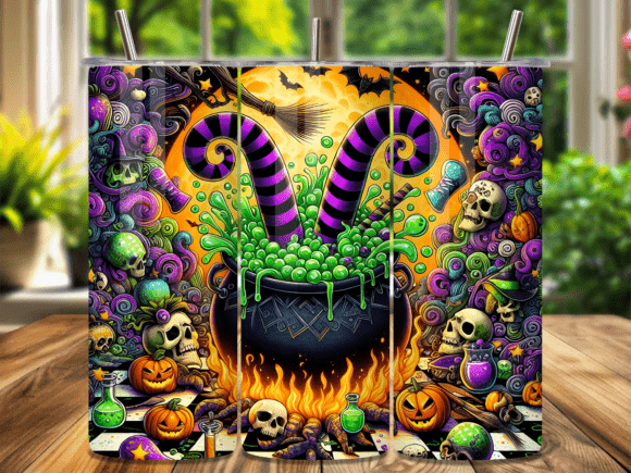 Graveyard Scene Tumbler Wrap: A Stylish Solution for Custom Beverage Containers