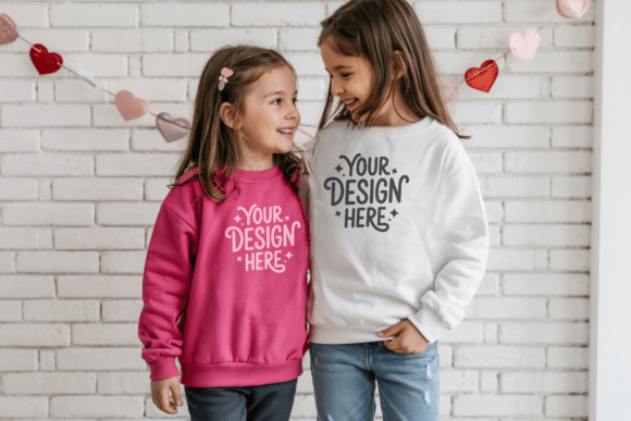 Kids Gildan 18000B Valentine Mockup 11: A Creative Tool for Modern Designers