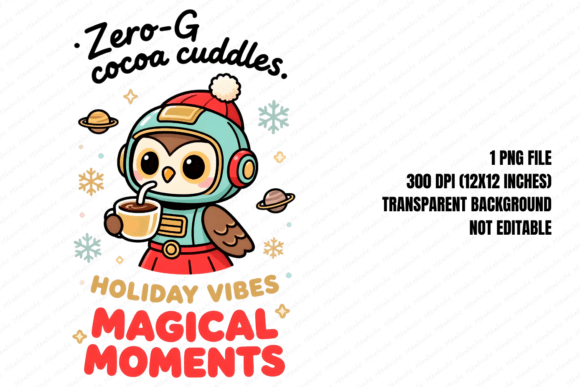 Owl Cocoa and Zero-G Cuddles PNG