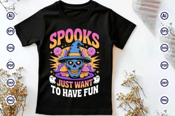Spooks Just Want to Have Fun PNG T-Shirt